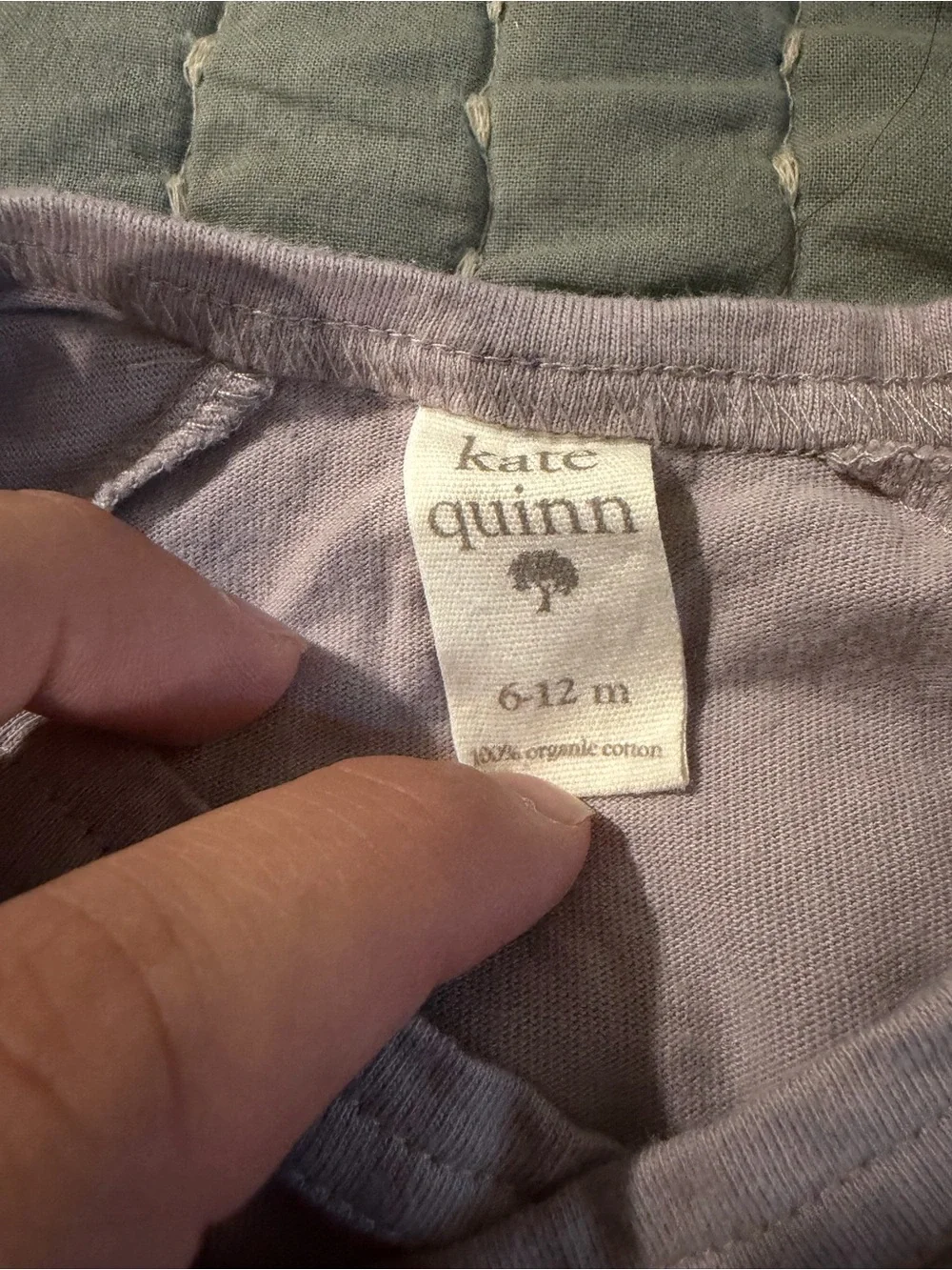 Kate Quinn Rust and purple Long Sleeve Baby Wrap Onesies